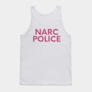 Narc Police Design Tank Top